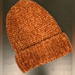 Burnt Orange Womens Beanie Hat